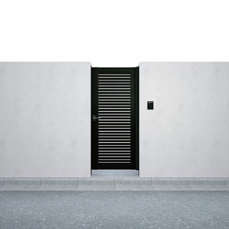 シンプレオ門扉　３型　片開き　埋込仕様  ０９・１４ | YKKAP